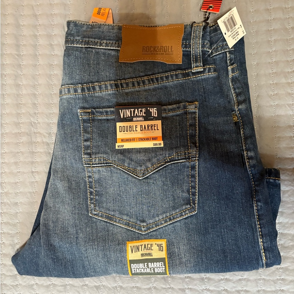 Rock&Roll Men's Blue Jeans NWT